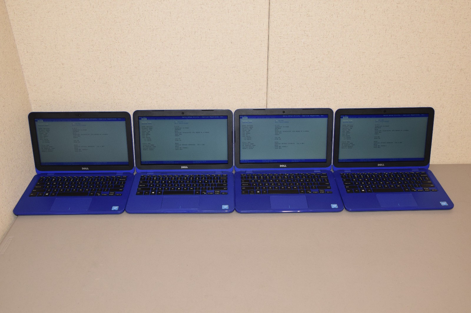 PARTS REPAIR Lot 4 Dell Inspiron 11-3162 11.6″ Celeron N3060 2GB DDR3L 32GB eMMC