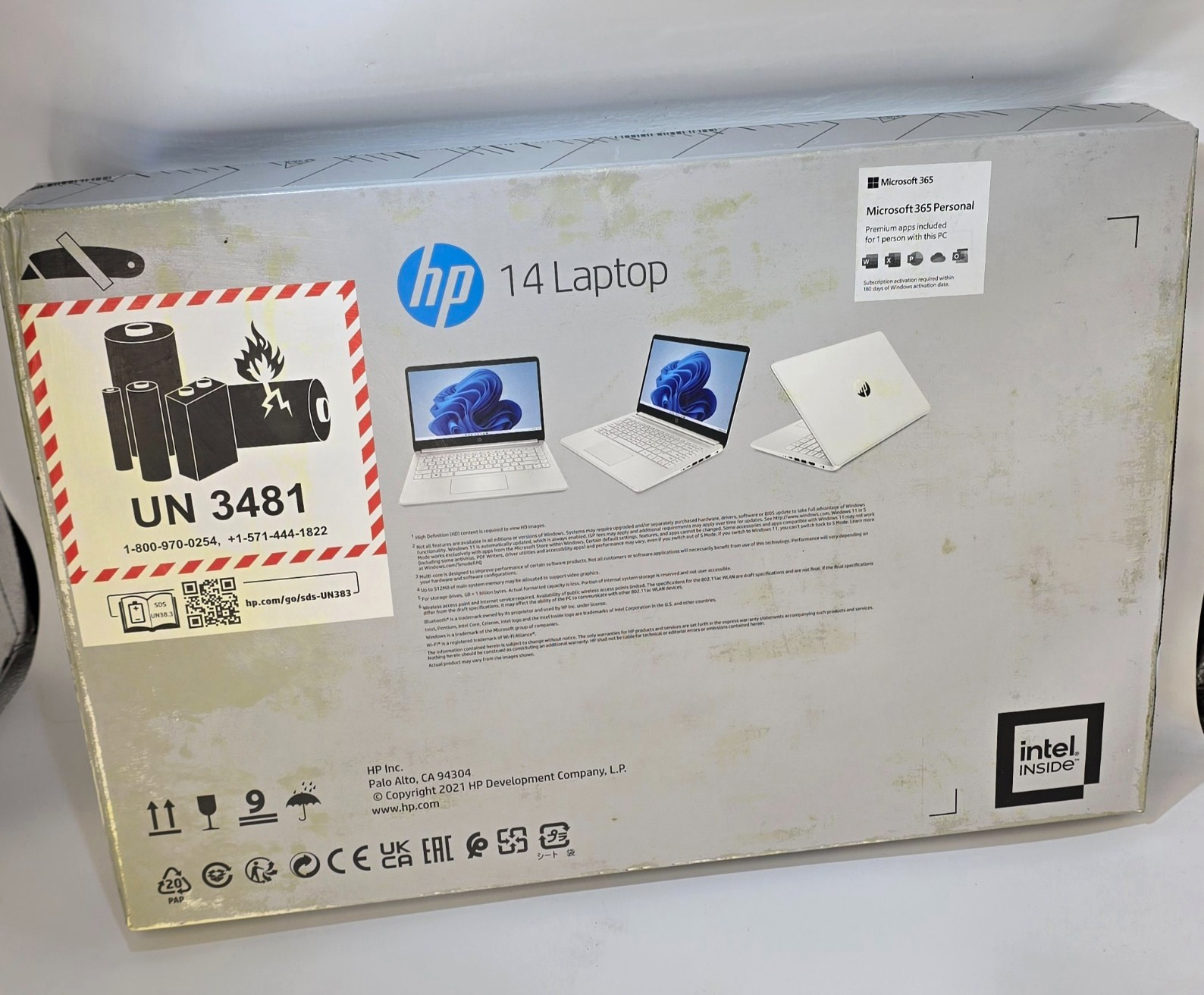 HP Laptop 14-DQ0052DX (Upgraded) 8GB RAM 192GB *NEW*