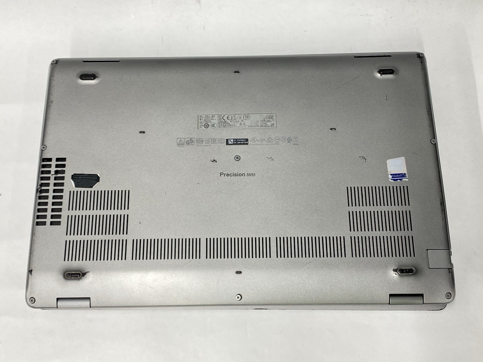 Lot of (2) Dell Precision 3551 – FHD – i7-10850H – No RAM/SSD/OS – READ