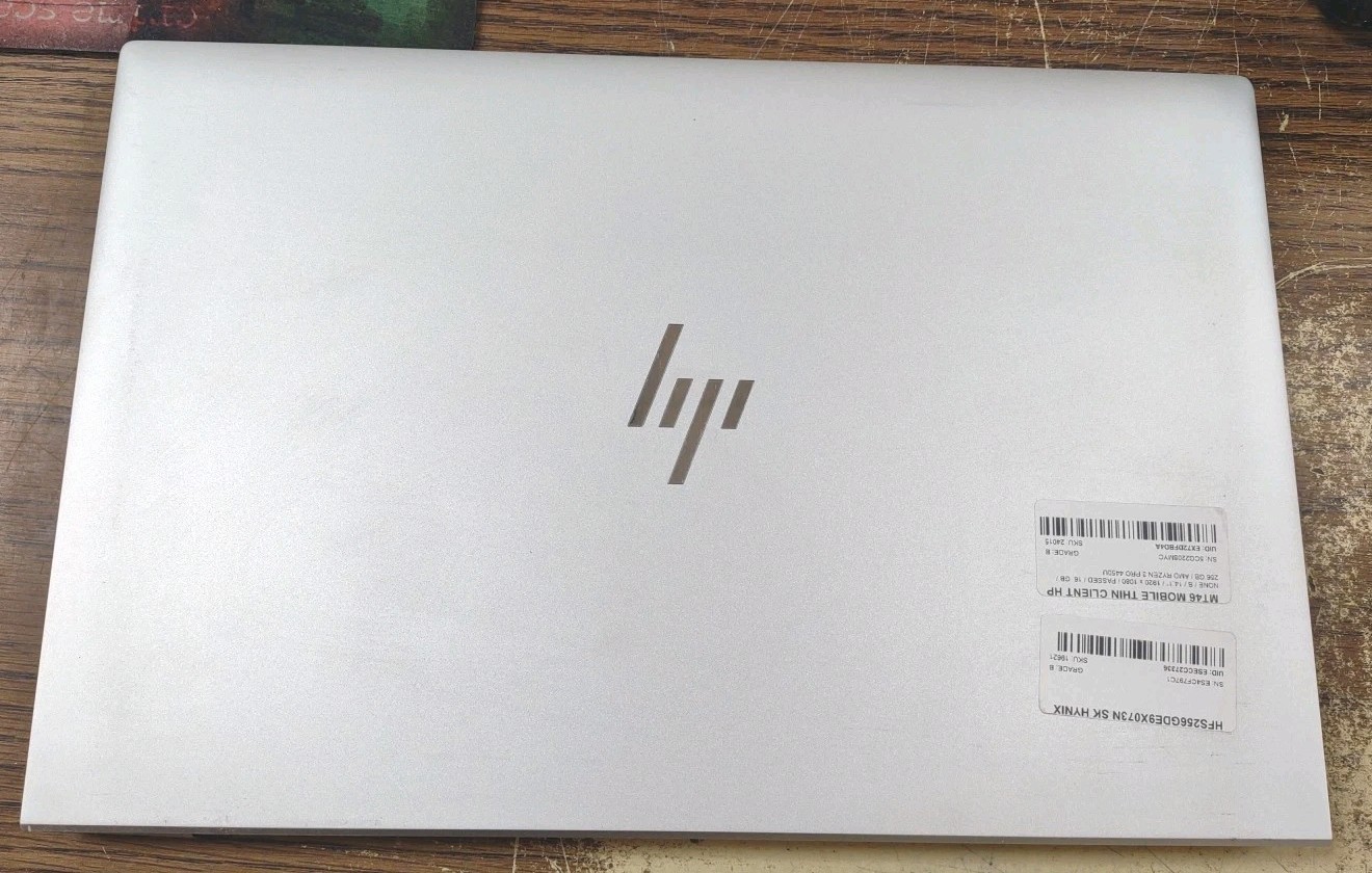 HP mt46 Mobile Thin Client 14″ FHD AMD RYZEN 3 PRO 4450U, 12GB, 256GB.