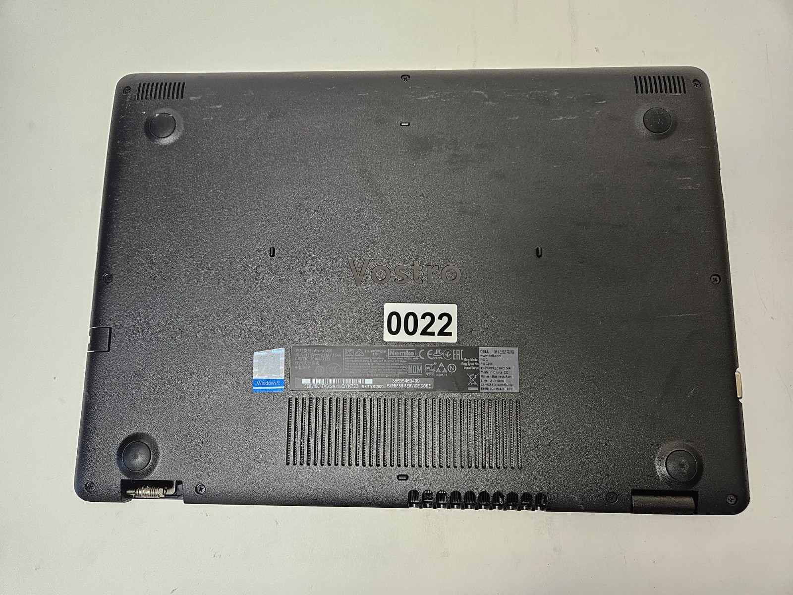 DELL VOSTRO 3490 Core i3-10110U, 8GB RAM, 256GB NVME, Windows 11 *READ #0022