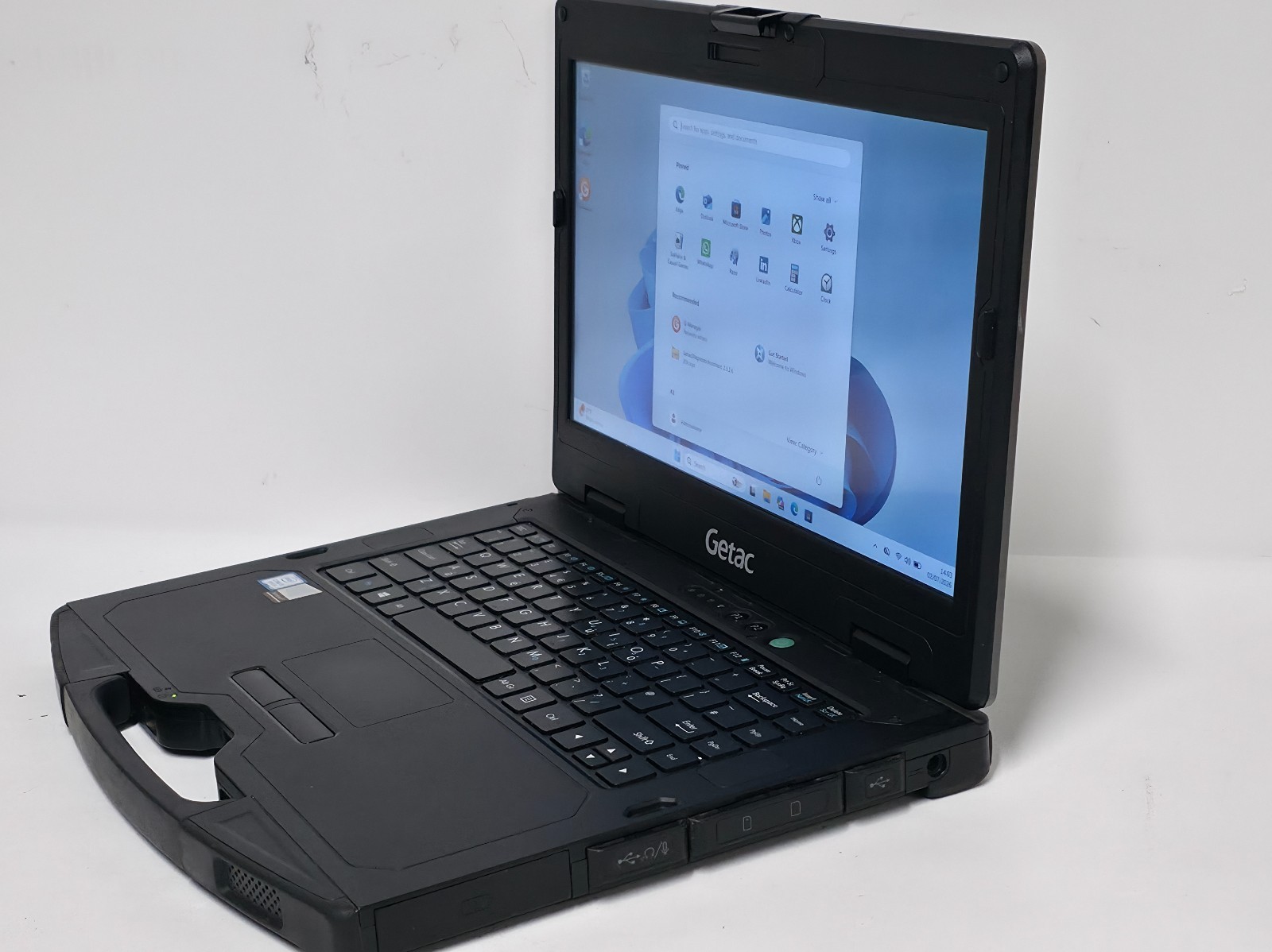 GETAC S410 G3 RUGGED LAPTOP 14″ FHD CORE i5-8265U 16GB 256GB SSD HDMI GPS #039