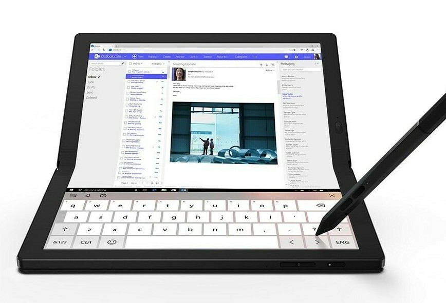 FRENCH 5G LENOVO THINKPAD X1 FOLD 256GB OLED PEN WIN NOTEBOOK FOLDABLE