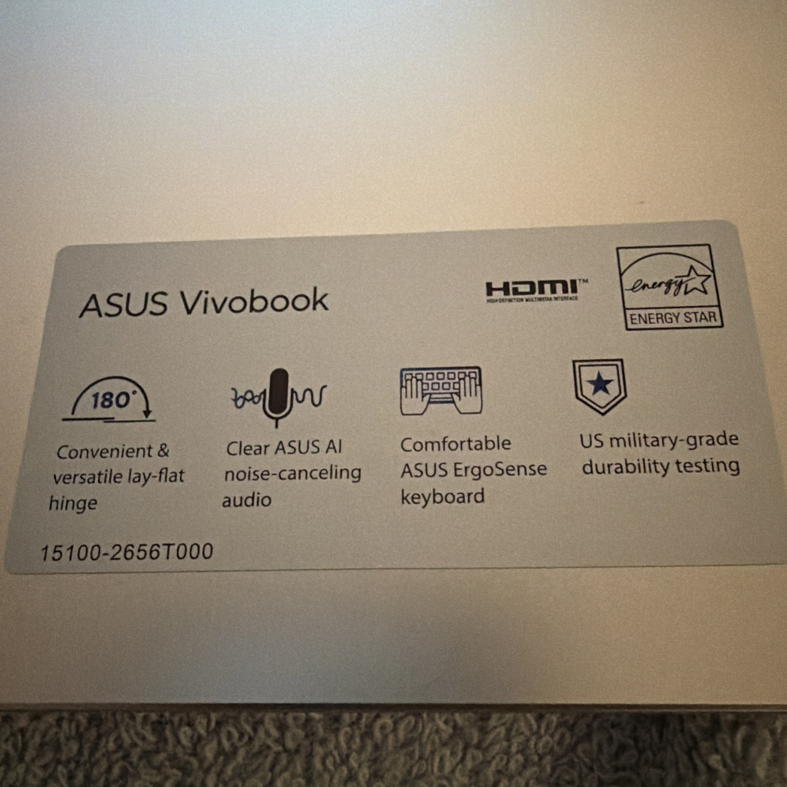 asus vivobook 15 F1504v
