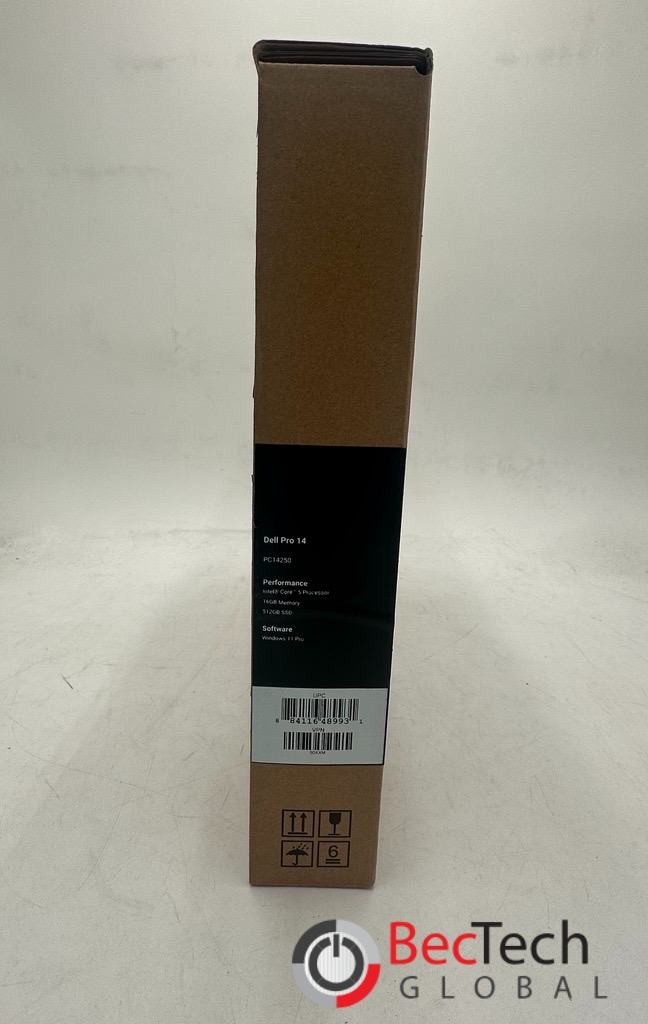 New Dell Pro pc14250 14″ Core Ultra 5 120U 1.6GHz 16GB RAM 512GB SSD