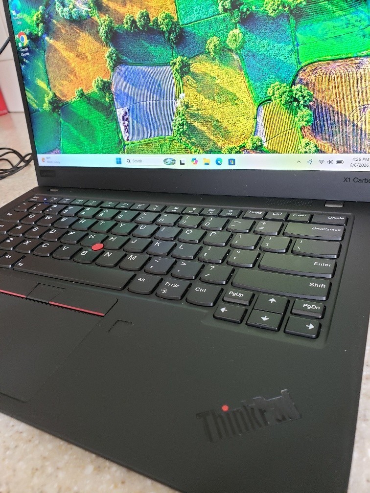 LENOVO THINKPAD X1 CARBON GEN 7 INTEL CORE i7-8665U 512GB SSD 16GB RAM WIN11H