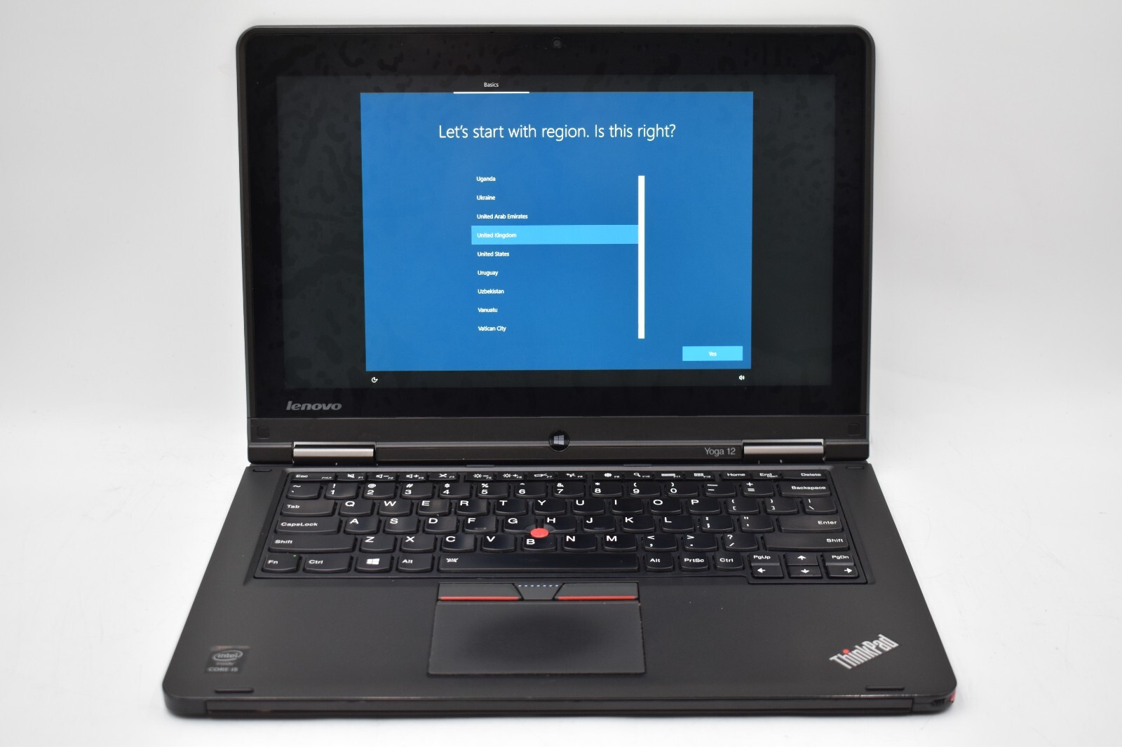 12.5″ Lenovo YOGA 12 2-IN-1 Laptop i5-5200U @ 2.20GHz 8GB RAM 128GB SSD *READ