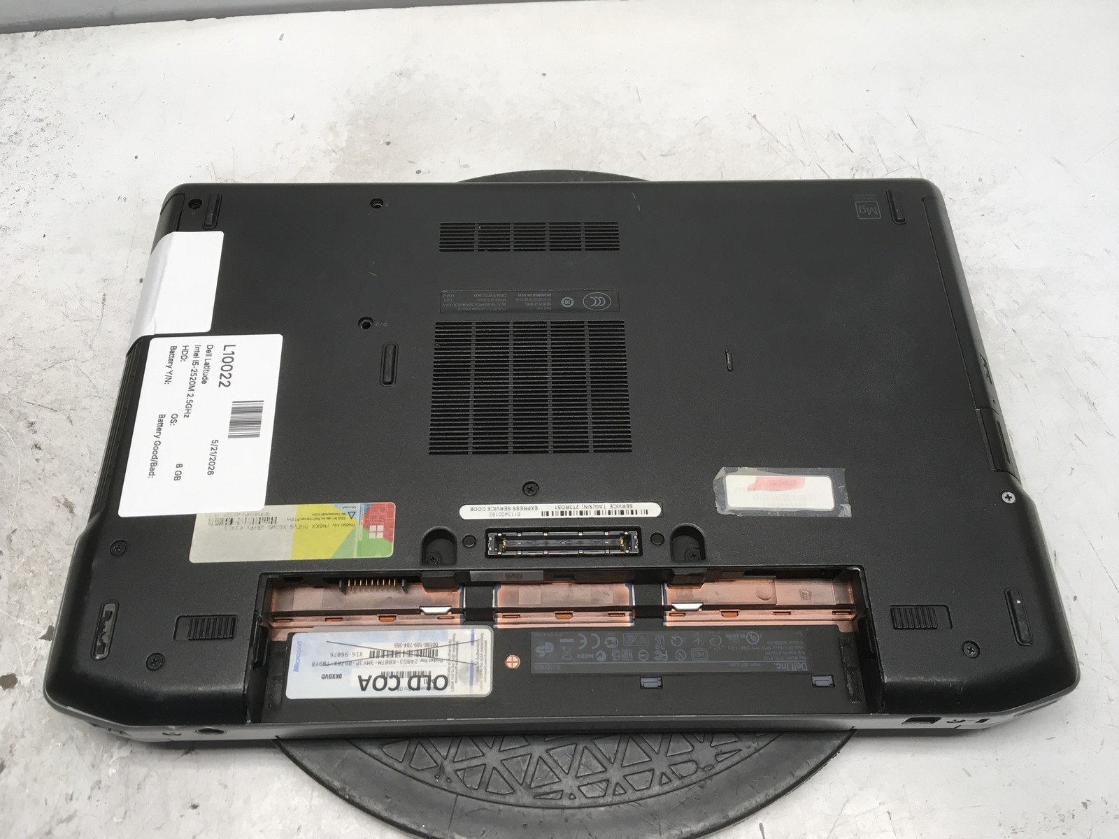 Dell Latitude E6420 Intel i5-2520M 2.5GHz 8 GB NO HDD No Batt