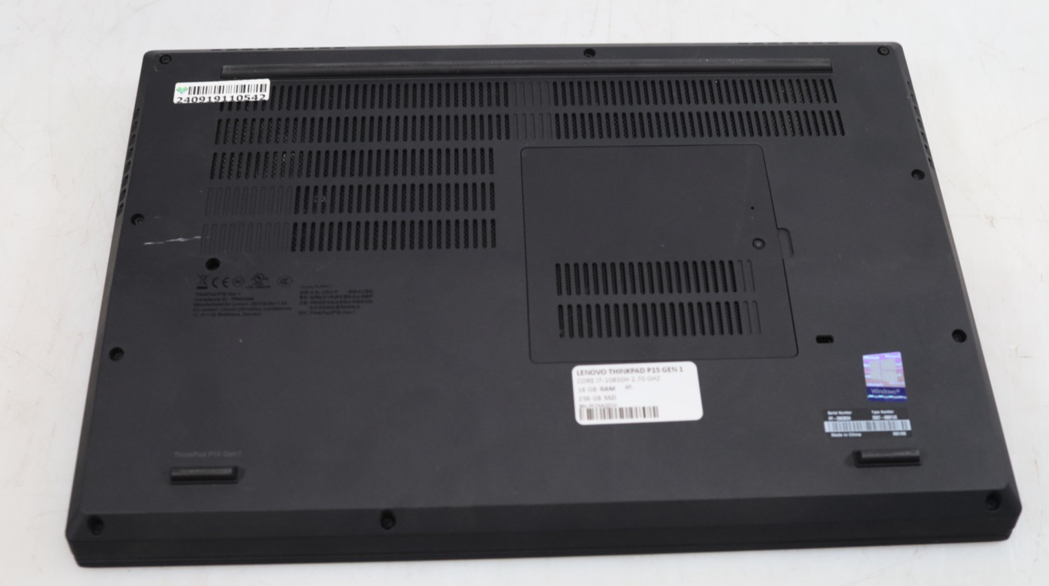 Lenovo ThinkPad P15 Gen1 15.6″ Intel i7-10850H 16GB 512GB SSD Win11