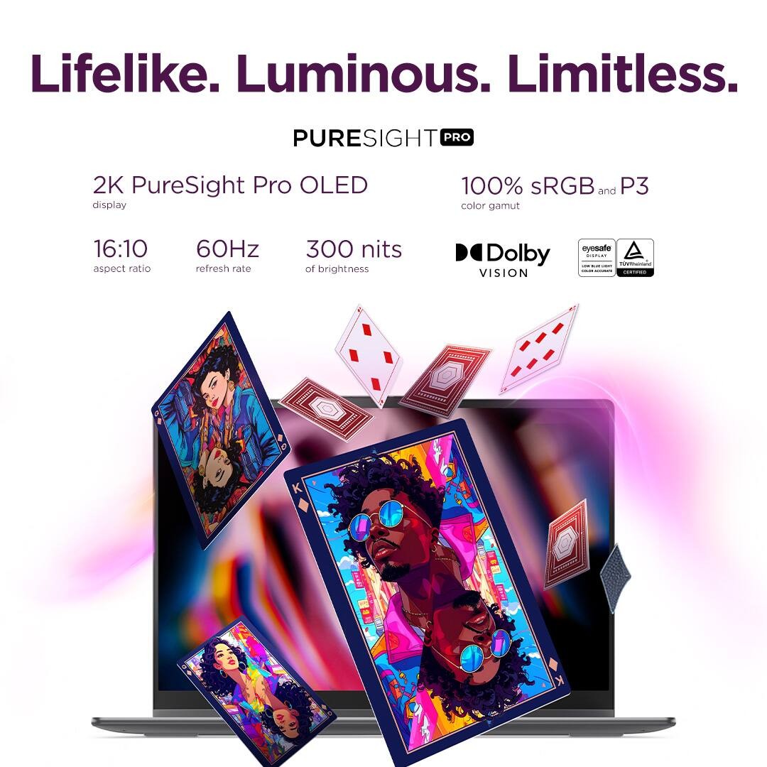 Lenovo – Yoga 7i 2-in-1 16″ 2K OLED Touchscreen Laptop – Intel Core Ultra 7 3…