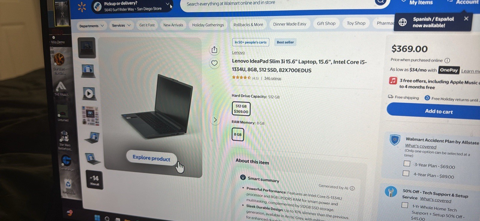 Lenovo IdeaPad L340-15API Laptop 15.6″ AMD Ryzen 3