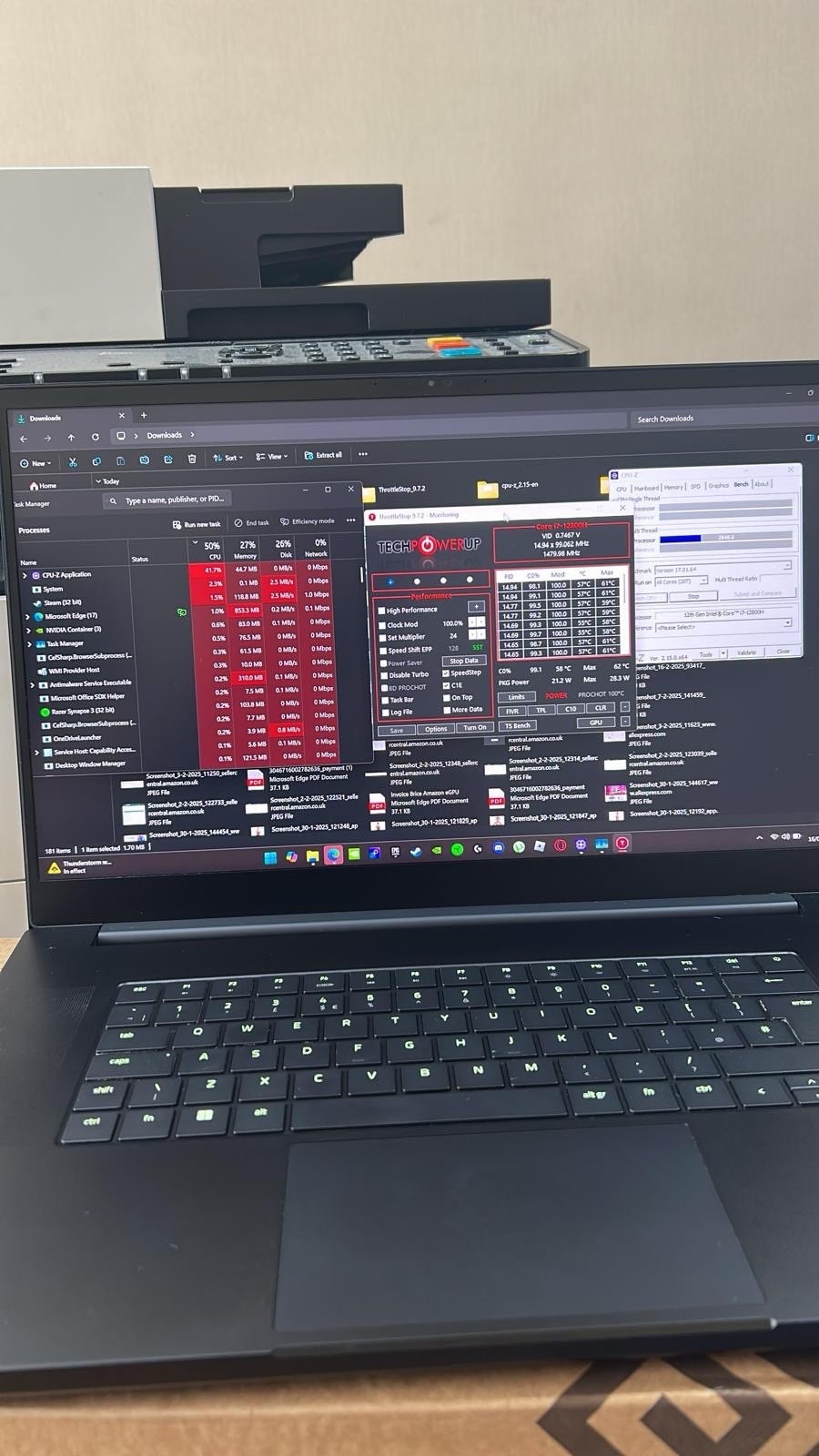 Razer Blade 17 QHD 240hz (1TB SSD, i7 12th Gen 4.80 GHz 32GB) RTX 3080 Ti