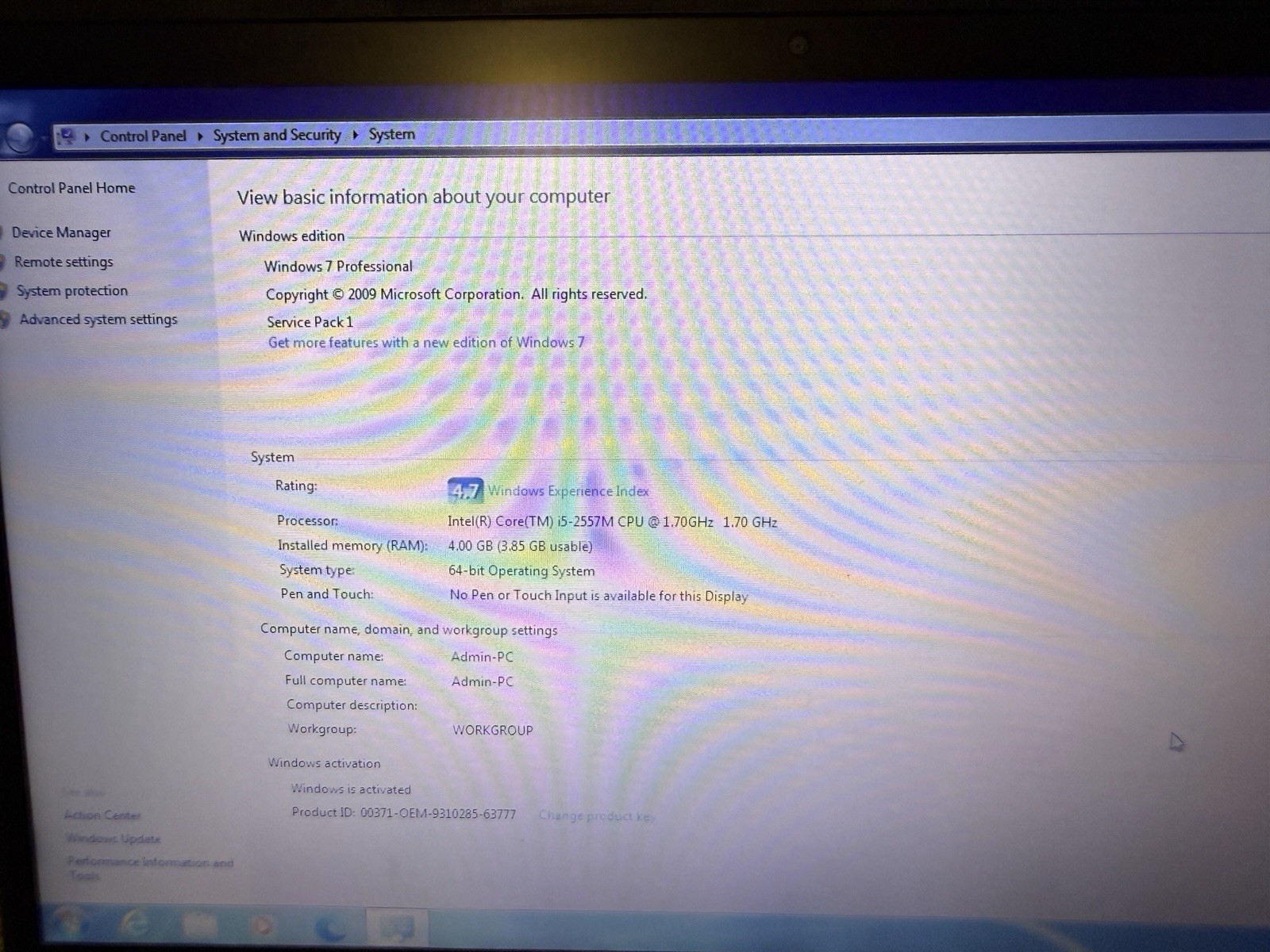 Acer TravelMate 8481 Series Laptop