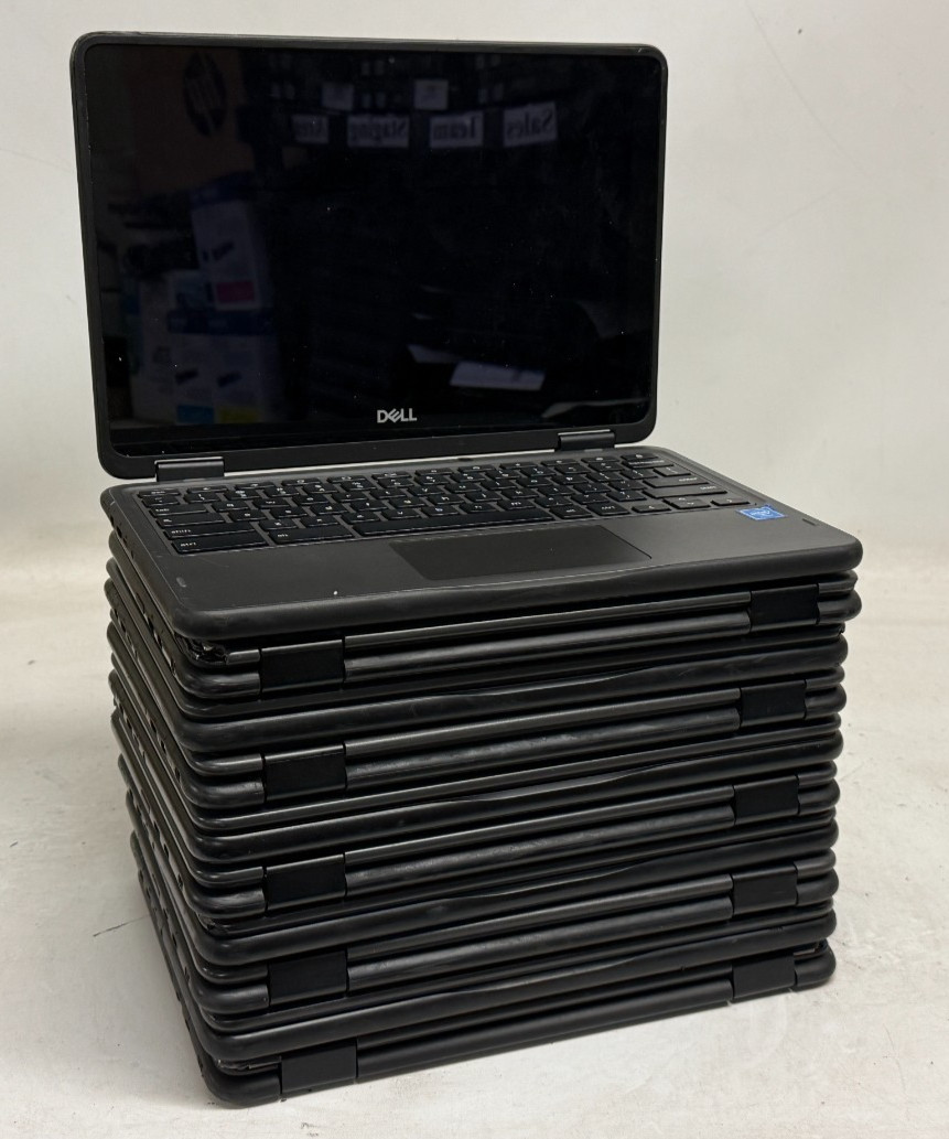 Dell Chromebook 3100 2in1 11.6″ (Celeron N – 4GB RAM – 32GB Storage) – Lot of 10
