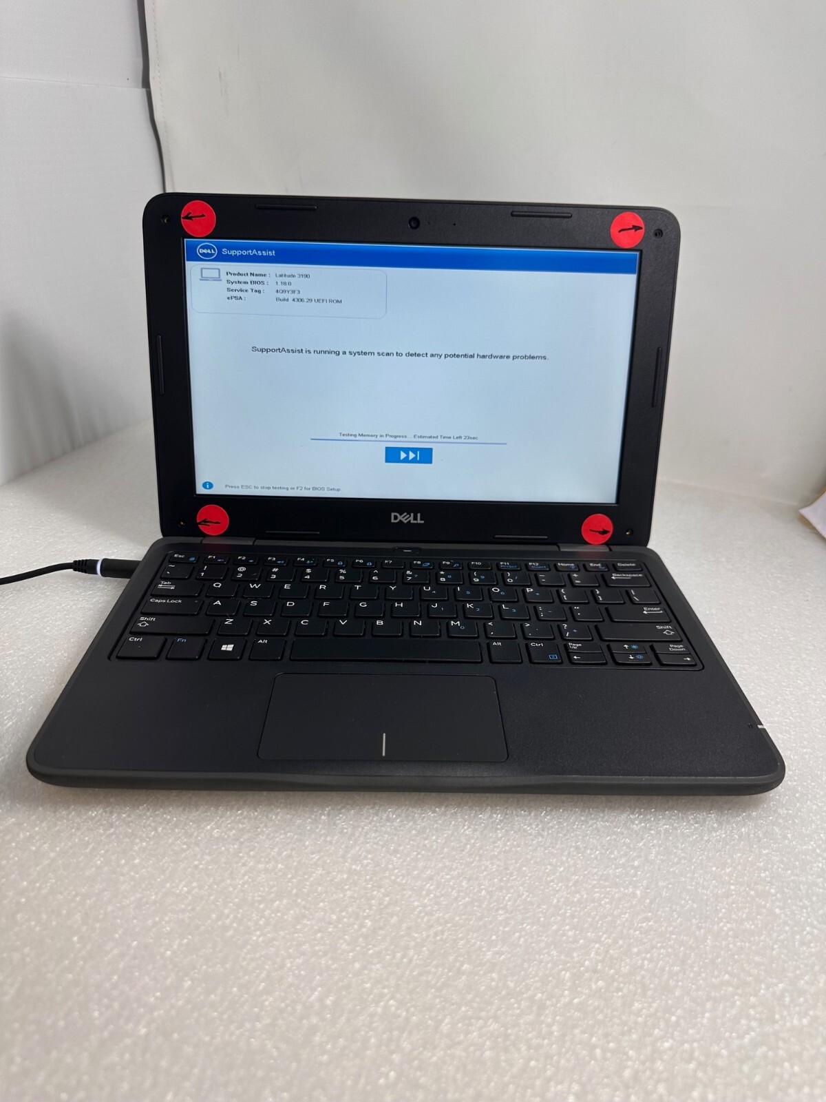 Dell Latitude 3190 Computer 11.6″ Intel Pentium N5030 Pro 8gb ram 128PCIe no OS