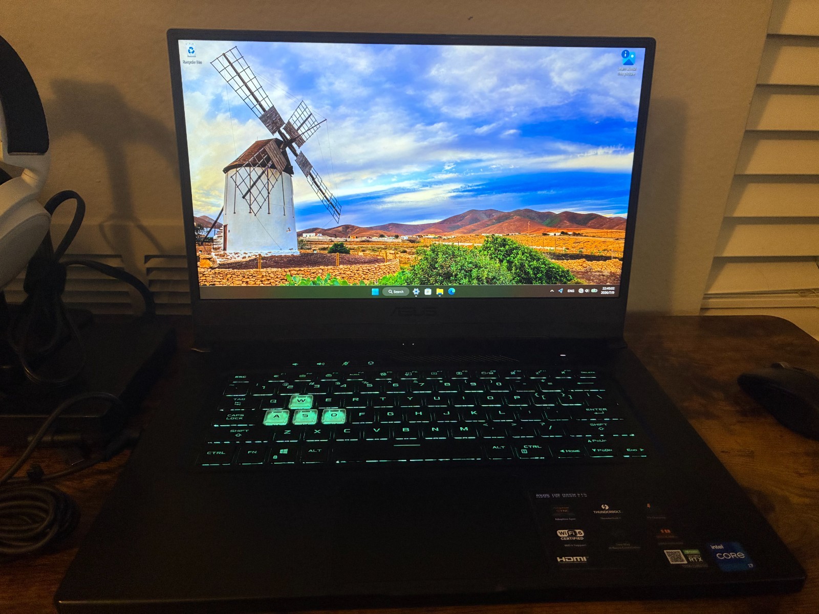ASUS TUF Dash F15 Gaming Laptop i7-11370H RTX 3060 16GB 1TB SSD 144Hz