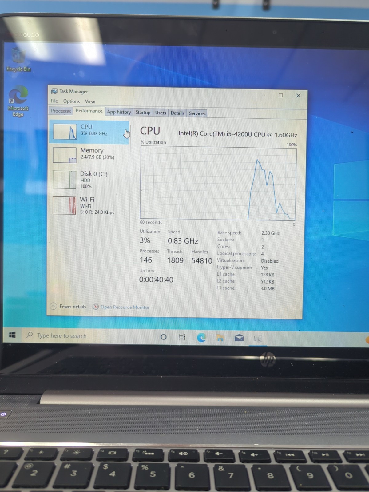 HP ENVY M6-K015DX i5-4200U, 1TB, 8GB Ram – BAD BATT