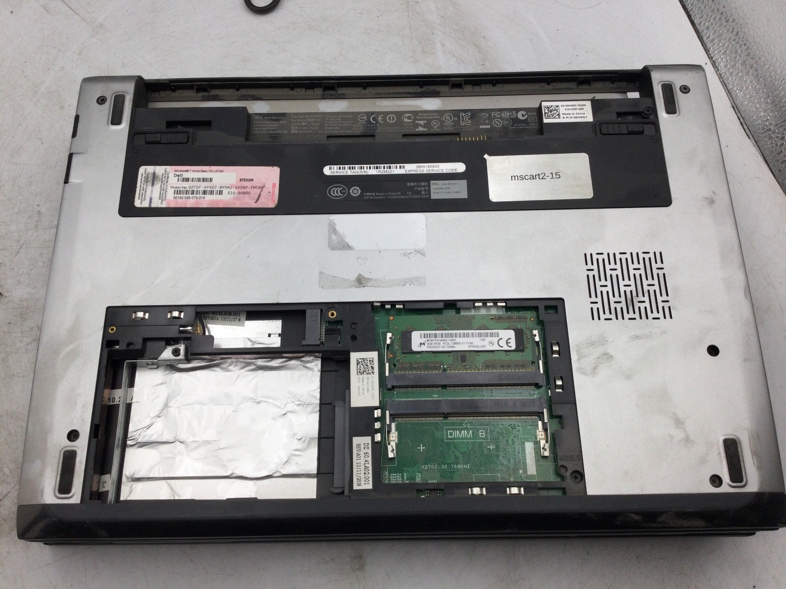 DELL LATITUDE 3330 – BOOTS TO BIOS/BIOS LOCK – LOT OF 2- INTEL I3 – 4GB RAM – BB