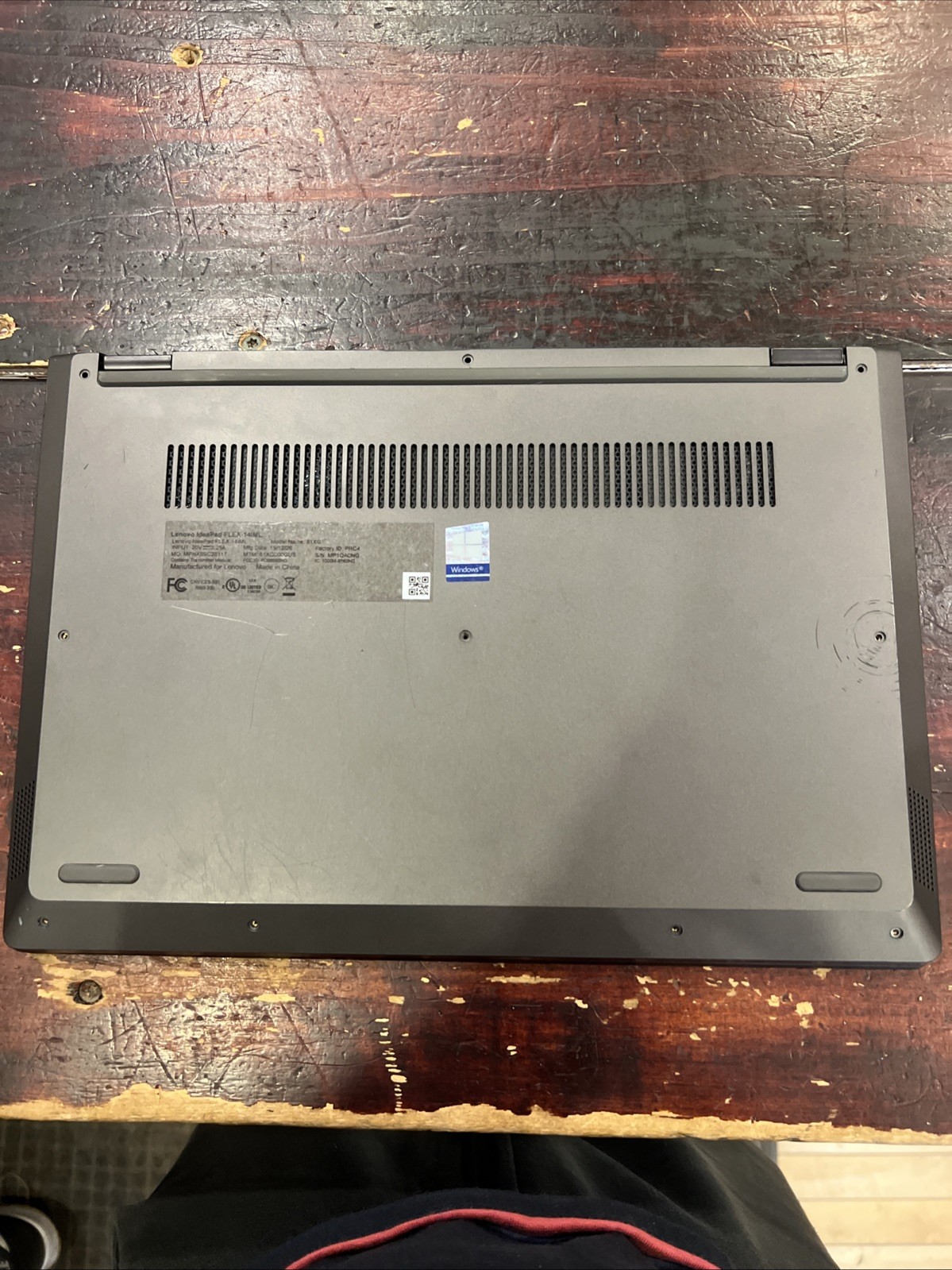 LENOVO IDEAPAD FLEX-14IML 14” I7-10510U 4GB RAM Parts Or Repair