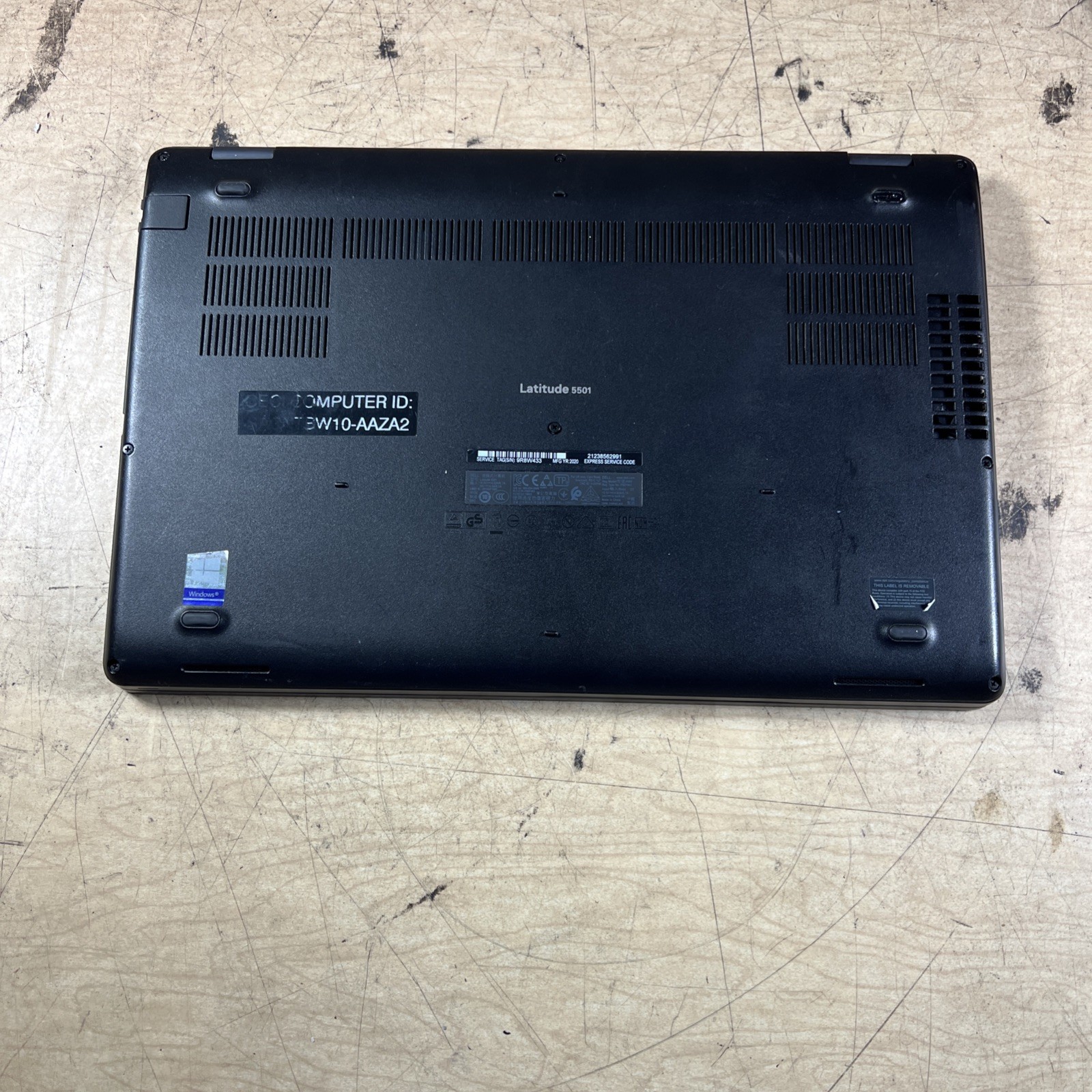 DELL LATITUDE 5501 INTEL CORE I5-9300H 2.40GHZ 8GB RAM