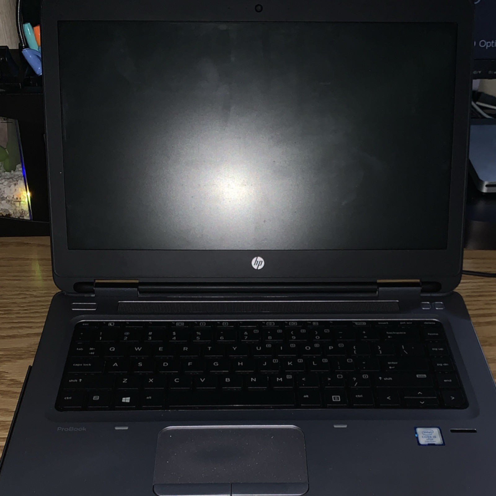 HP ProBook Laptop Intel Core i5 14in Windows 10 Pro Black Built-in Webcam Wi-Fi