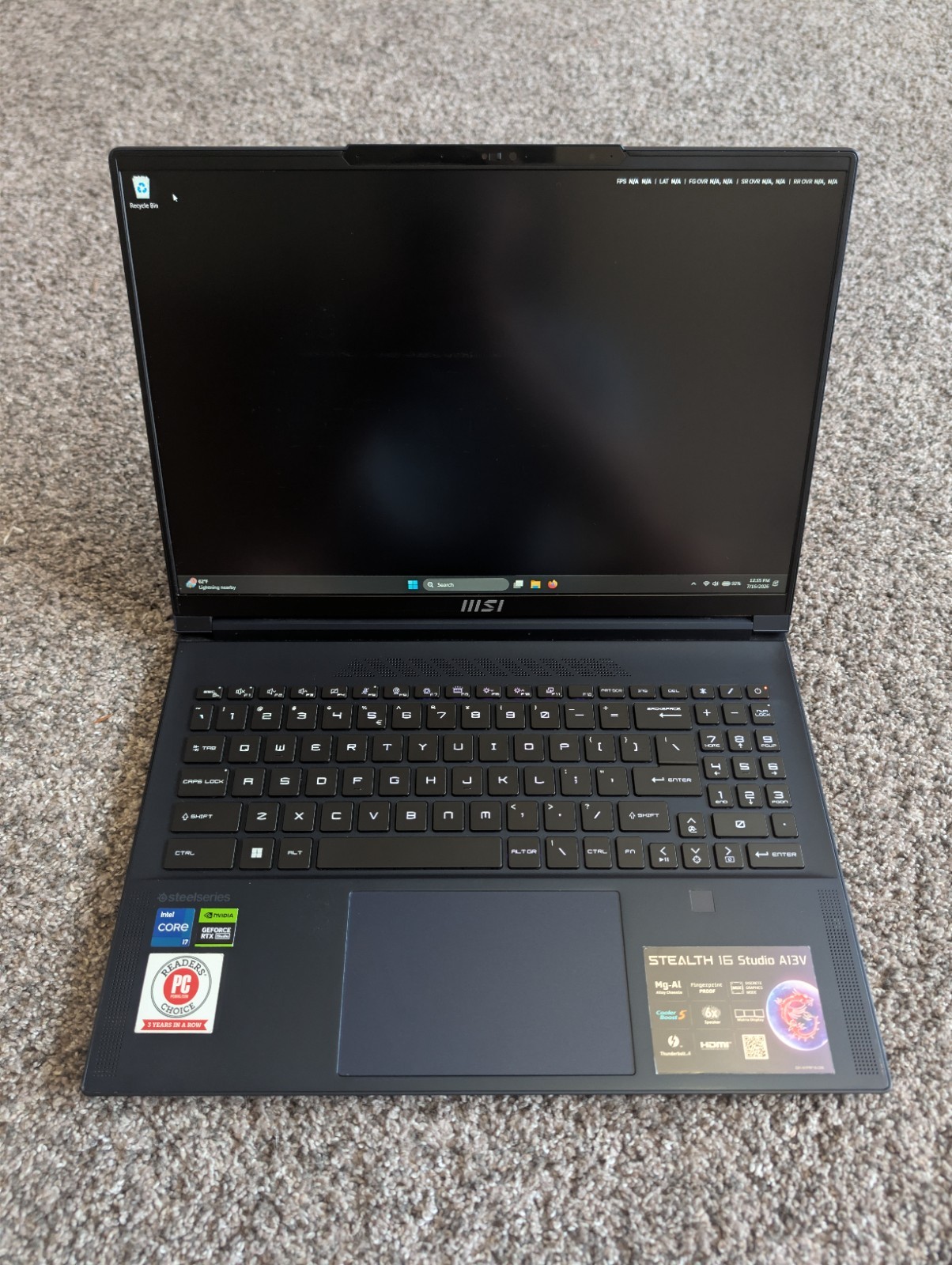 MSI Stealth 16 Studio A13VG-056US 16″ (1TB SSD, Intel Core i7-13620H,…