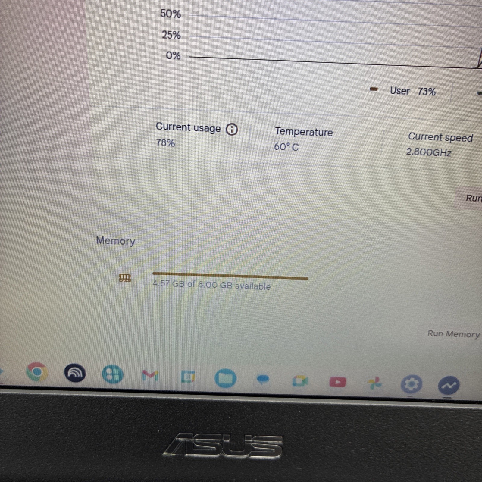 Asus Chromebook CX1 15.6″ Celeron N4500 4GB 64GB CX1500CKA-DH44F (L37)