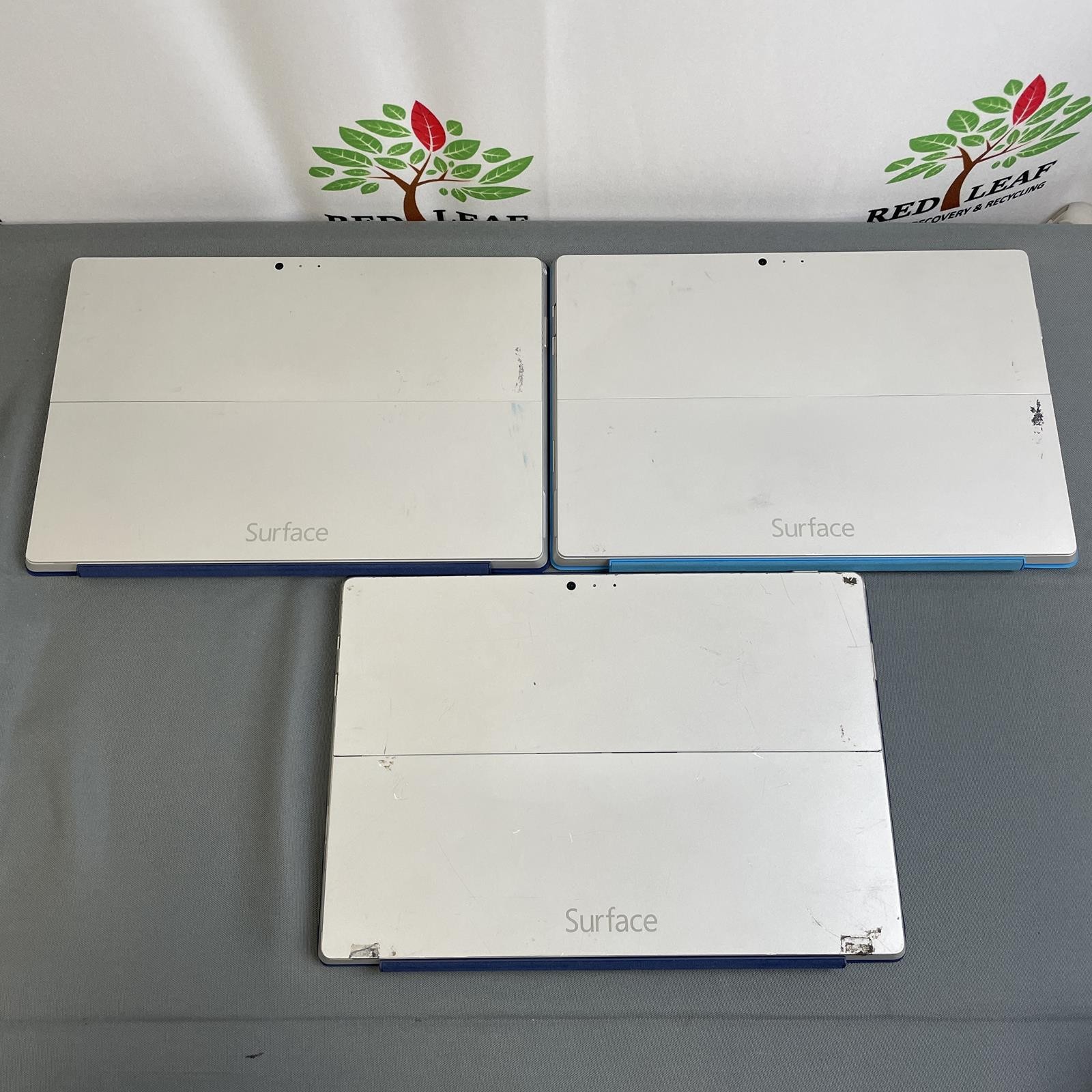 Lot of 6 | MICROSOFT Surface Pro 3, i3 / i5 4th Gen 4GB / 8GB RAM | AS-IS (READ)