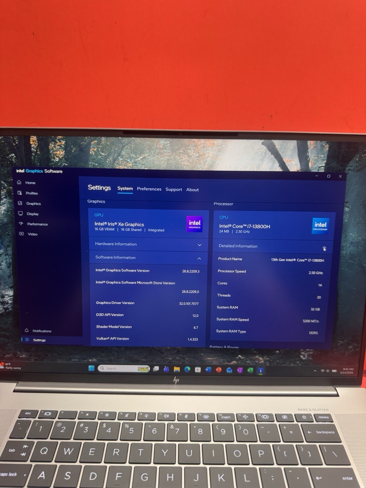 HP ZBook Studio G10 16″ 4K+ 13th I7-13800H 2500Mhz 1TB SSD 32GB Windows Pro