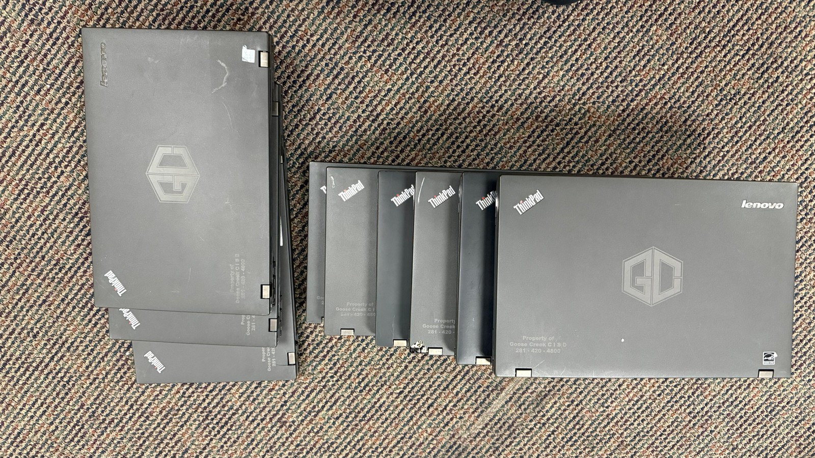 Lot Of 9 Lenovo ThinkPad L540 Laptop Intel Core i5-4300M 4GB RAM NO HDD-READ