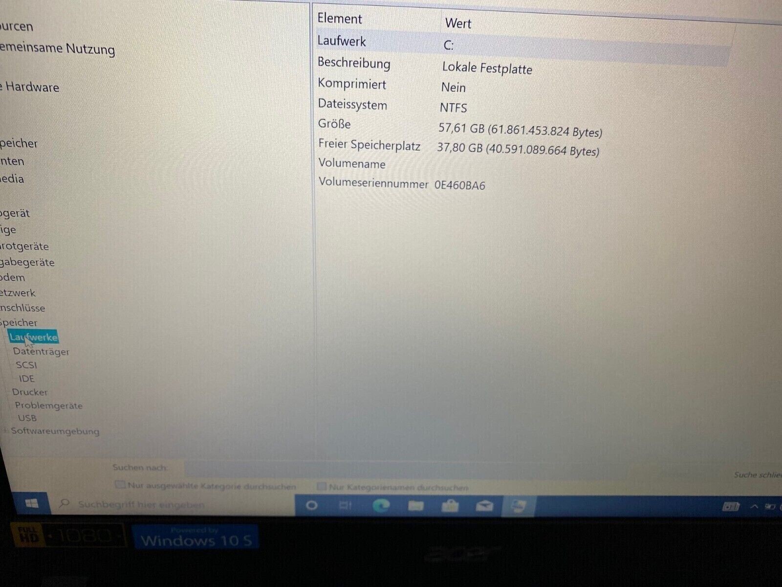 Acer Aspire 1 A114-31-P0K1 14″ Full HD Intel Pentium N5000, 64GB eMMC 4GBRAM