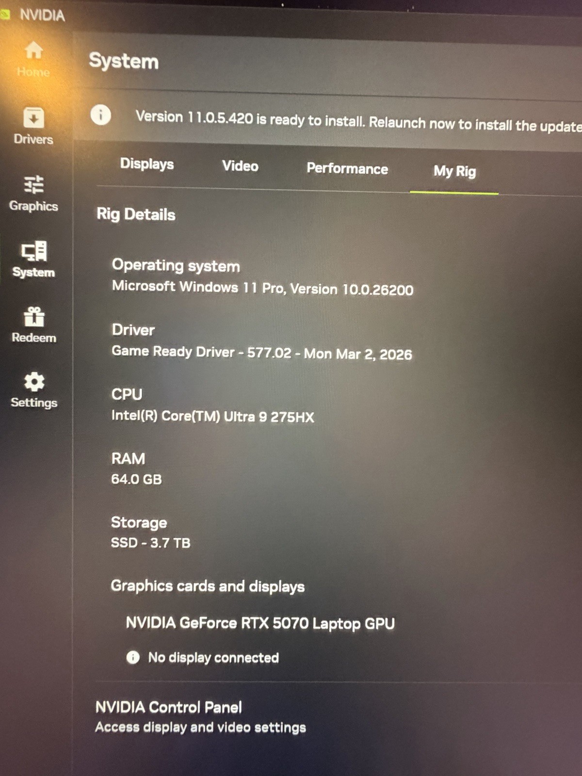 ALIENWARE 64gb RAM AURORA 16X