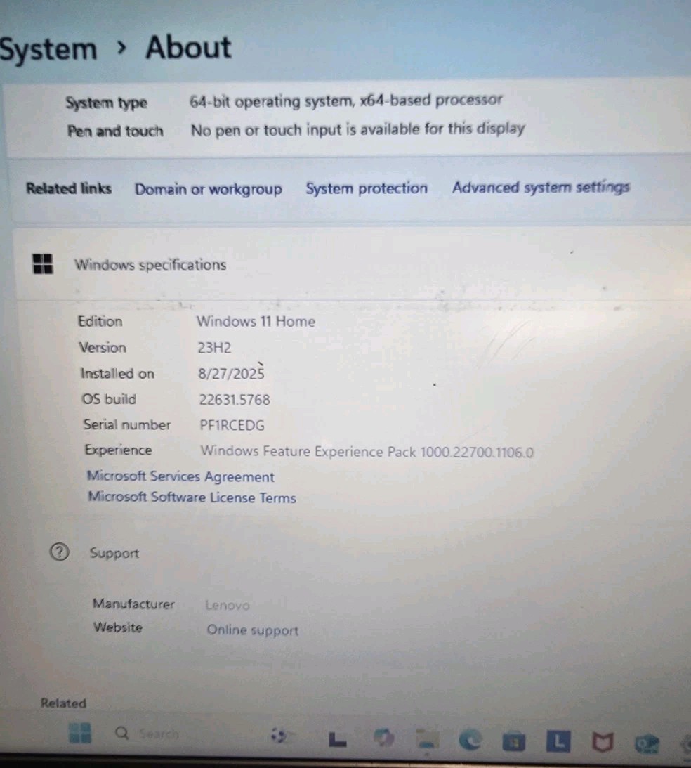 Lenovo IdeaPad L340 AMD Ryzen 3 3200U 2.6GHz 8 GB 1tb Hard Drive FREE SHIPPING.