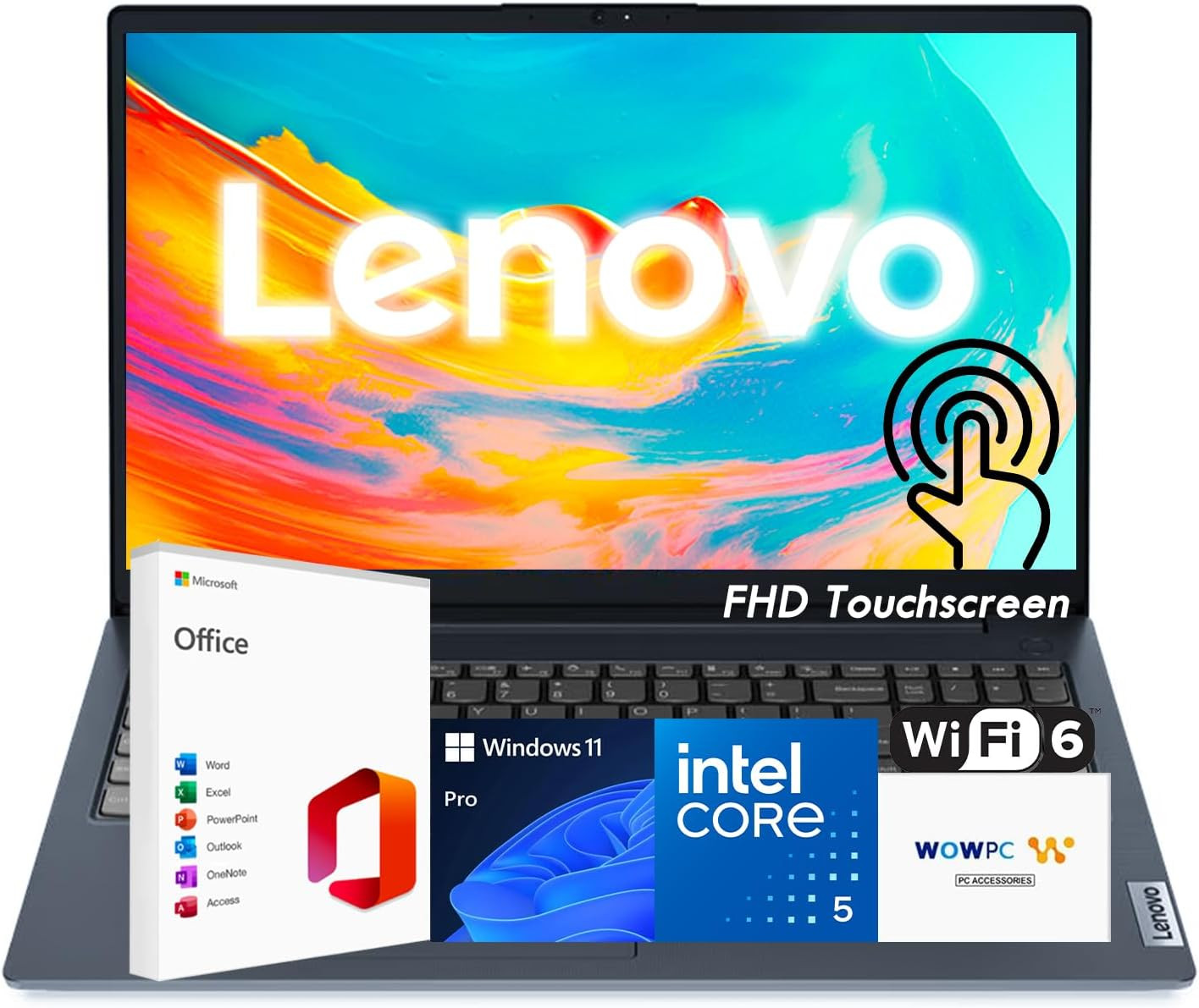 Ideapad Business Laptop, 15.6″ FHD Touchscreen Display, Intel 13Th 10-Core I5 CP