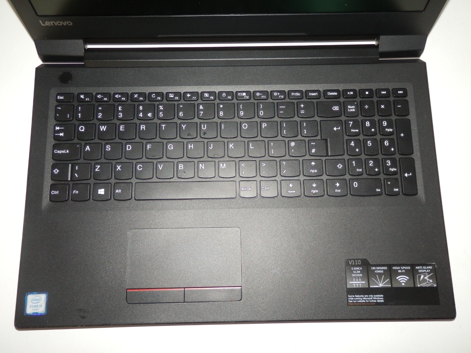 Lenovo V110-15ISK, Intel i5-6200U, 8GB Ram, 500GB HDD, 15.6″ inch HD, HD 520 ORIGINAL BOX