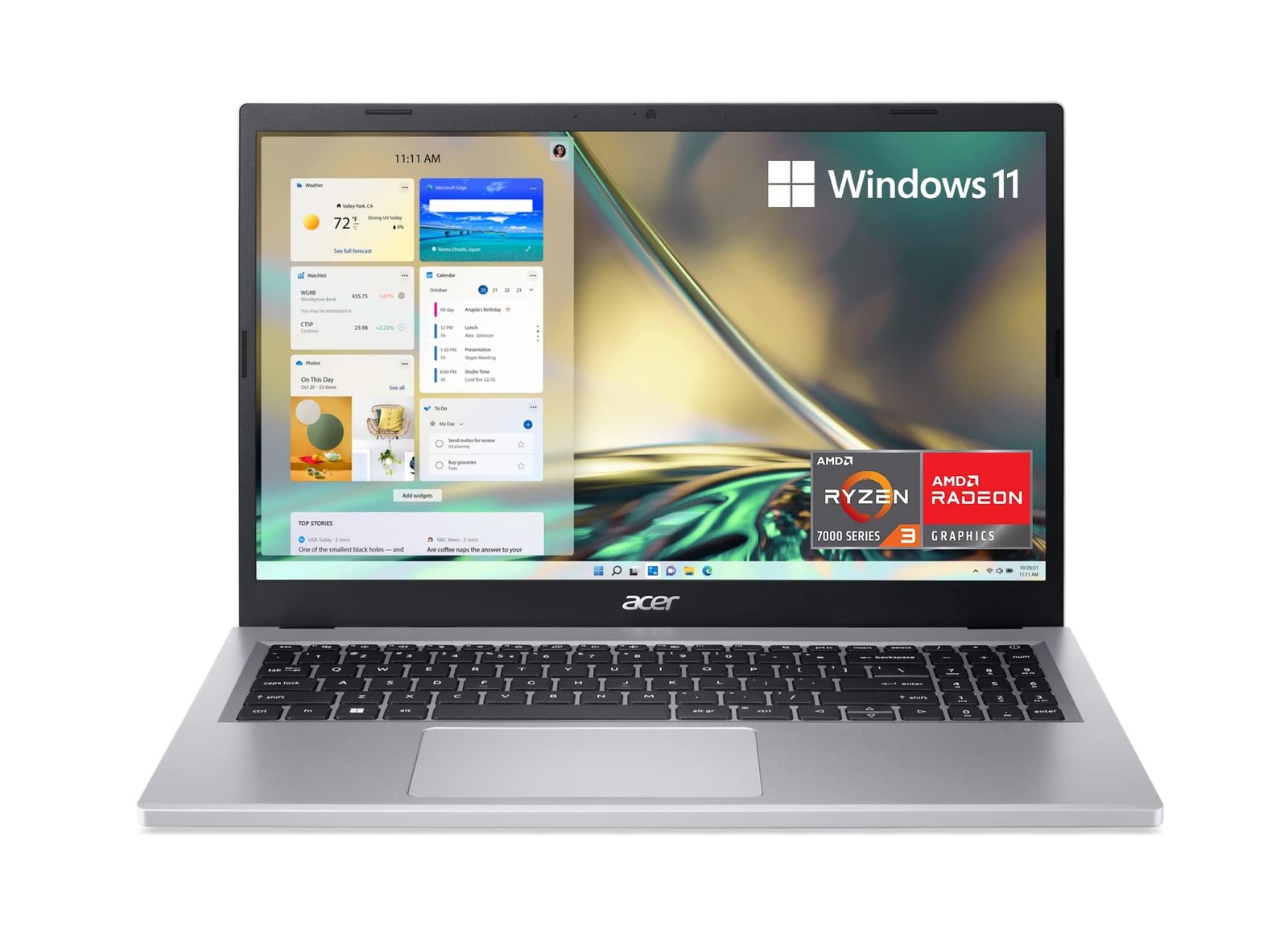 acer Aspire 3 A315-24P-R7VH Slim Laptop | 15.6″ Full HD | AMD Ryzen 3 7320U Quad