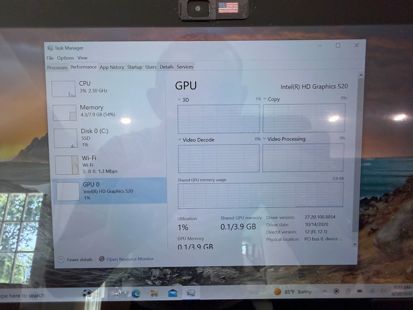 Dell Inspiron 13 7353 2-in-1 13.3″ Touch i3-6100U 8GB 128GB SSD Backlit KB