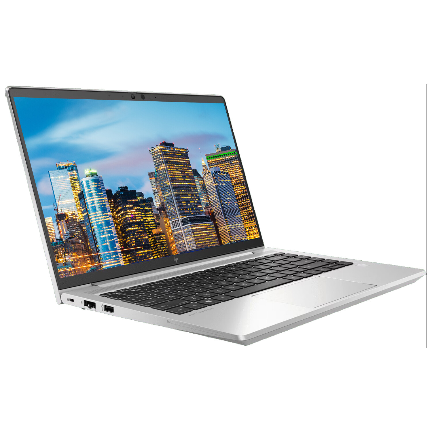 HP EliteBook 640 G10 Touch 14″ i7 Notebook with 2 EliteDisplay 24″ Monitor