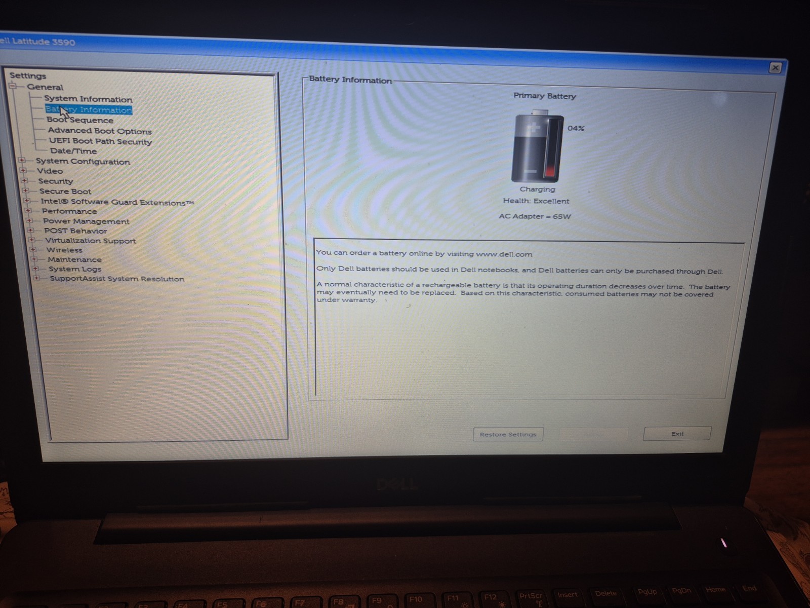 Dell Latitude 3590 Intel Core i5-8250U 1.60GHz 8GB RAM 15.6″ NO DRIVE