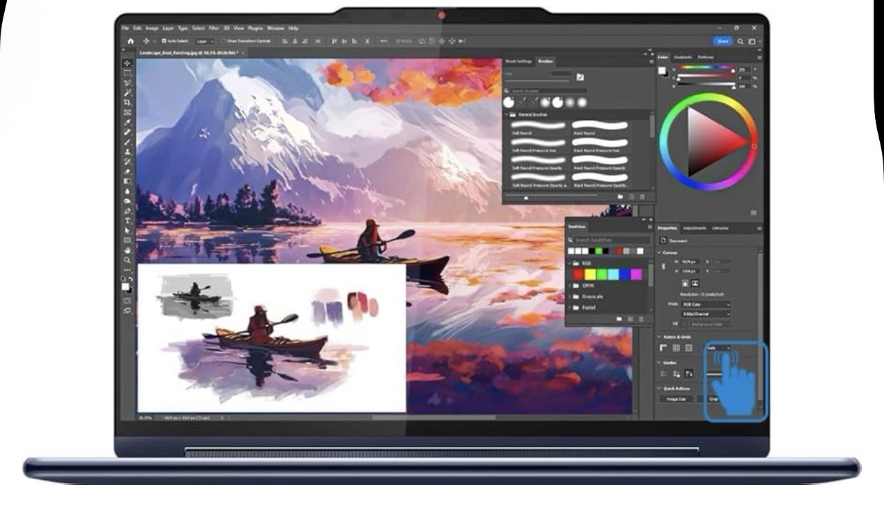 Lenovo Yoga 9 14IAP7 14″ 4K UHD Touch i7-1260P 3.4GHz 16GB 1TB SSD W11H Laptop