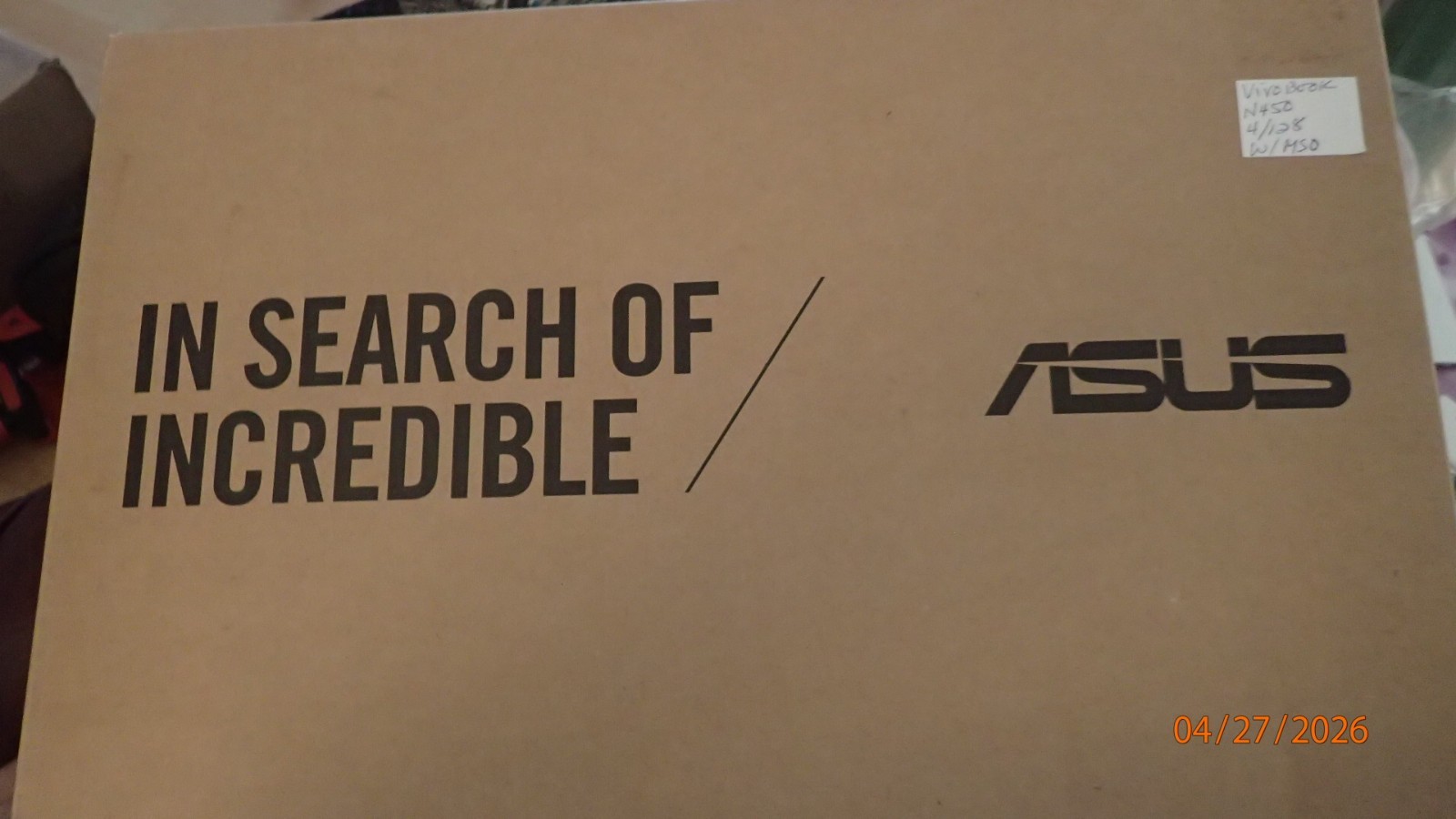 ASUS Vivobook Go L510KA-PS04 15.6″ Full HD Laptop, Intel Celeron N4500 SEALED