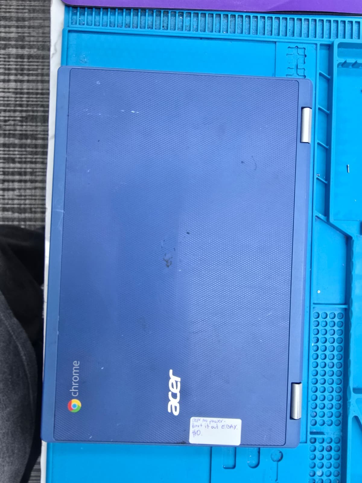 Acer Chromebook 11 N15Q8 Intel, BLU NO POWER FOR PARTS