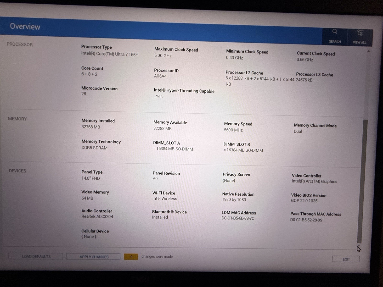 Dell Precision 3490 Laptop 14″FHD Ultra 7 165H 32GB RAM 256 GB SSD W11P 16 Core