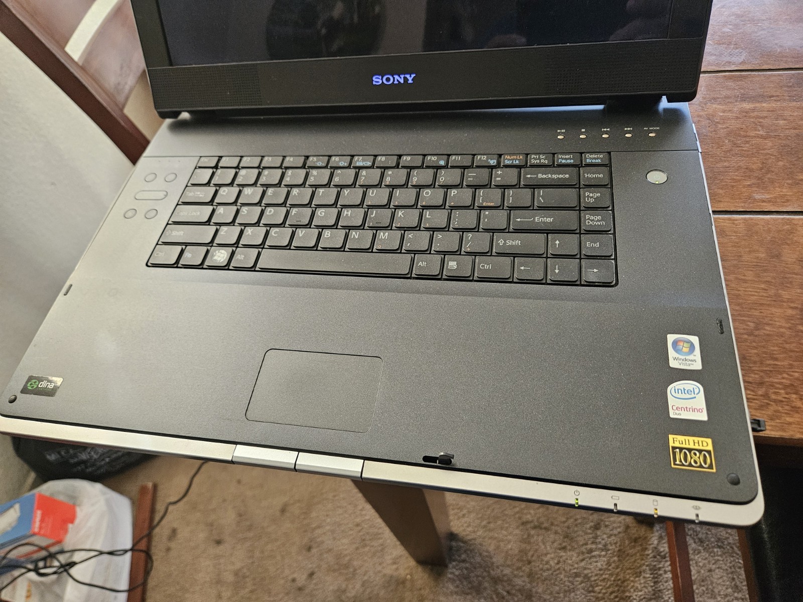 Sony PCG-8Y2L Laptop Used Missing Charger