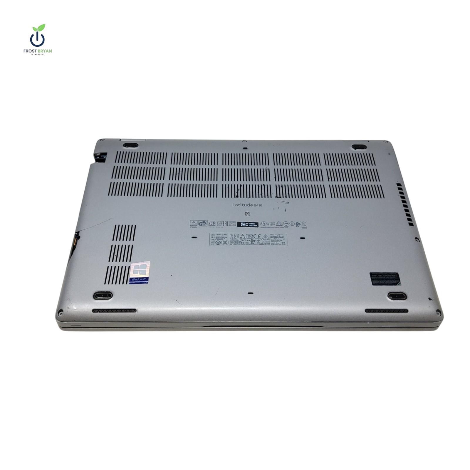 DELL LATITUDE 5410 i7-10610U@1.80GHz 8GB No SSD/Batt/OS Grade D [DEFECTIVE]