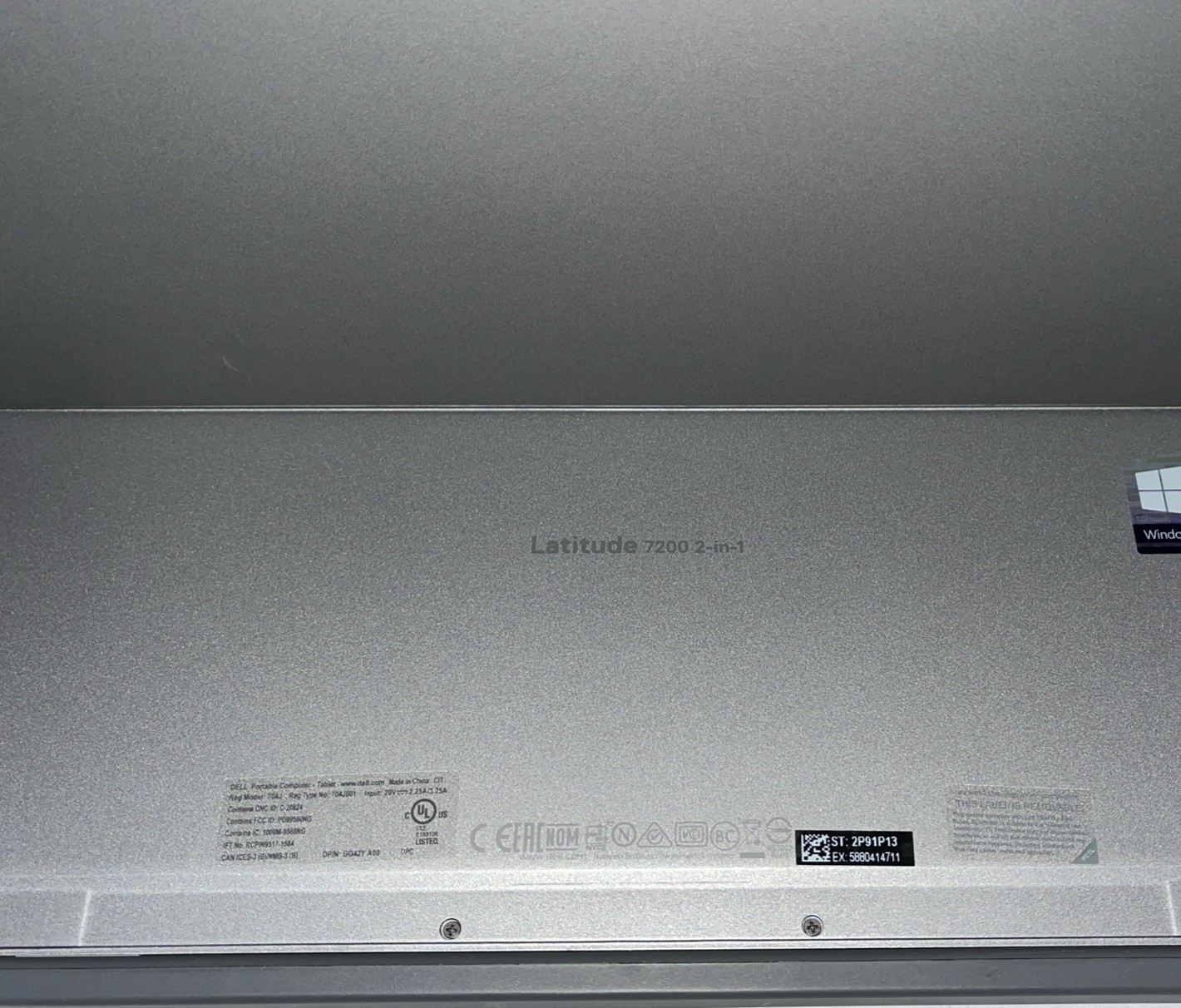 Dell Latitude 7200 2-in-1 12.3″ i7-8665U@1.9GHz, 16GB RAM, 512GB M2, W11P *READ*