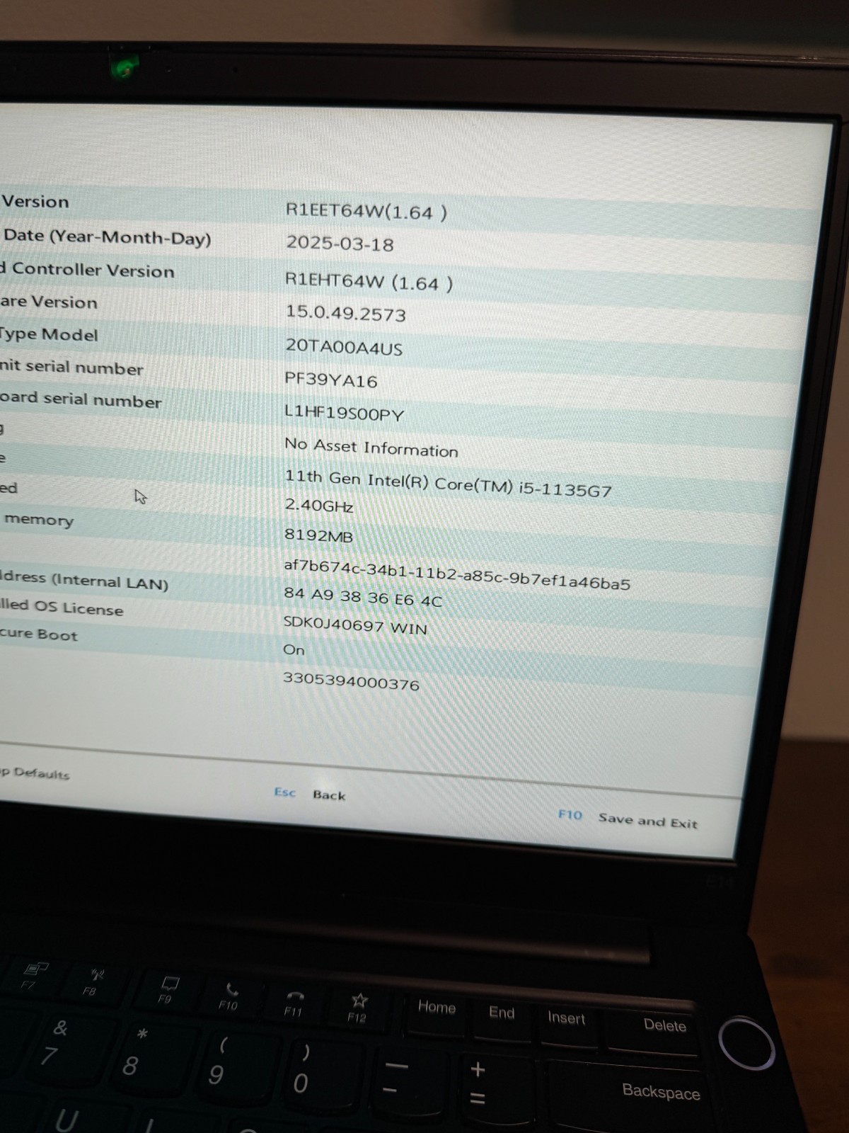 Lot of 7 Lenovo ThinkPad E14 Gen 2 14″ Intel i5-1135G7 2.40GHz 8GB RAM NO SSD