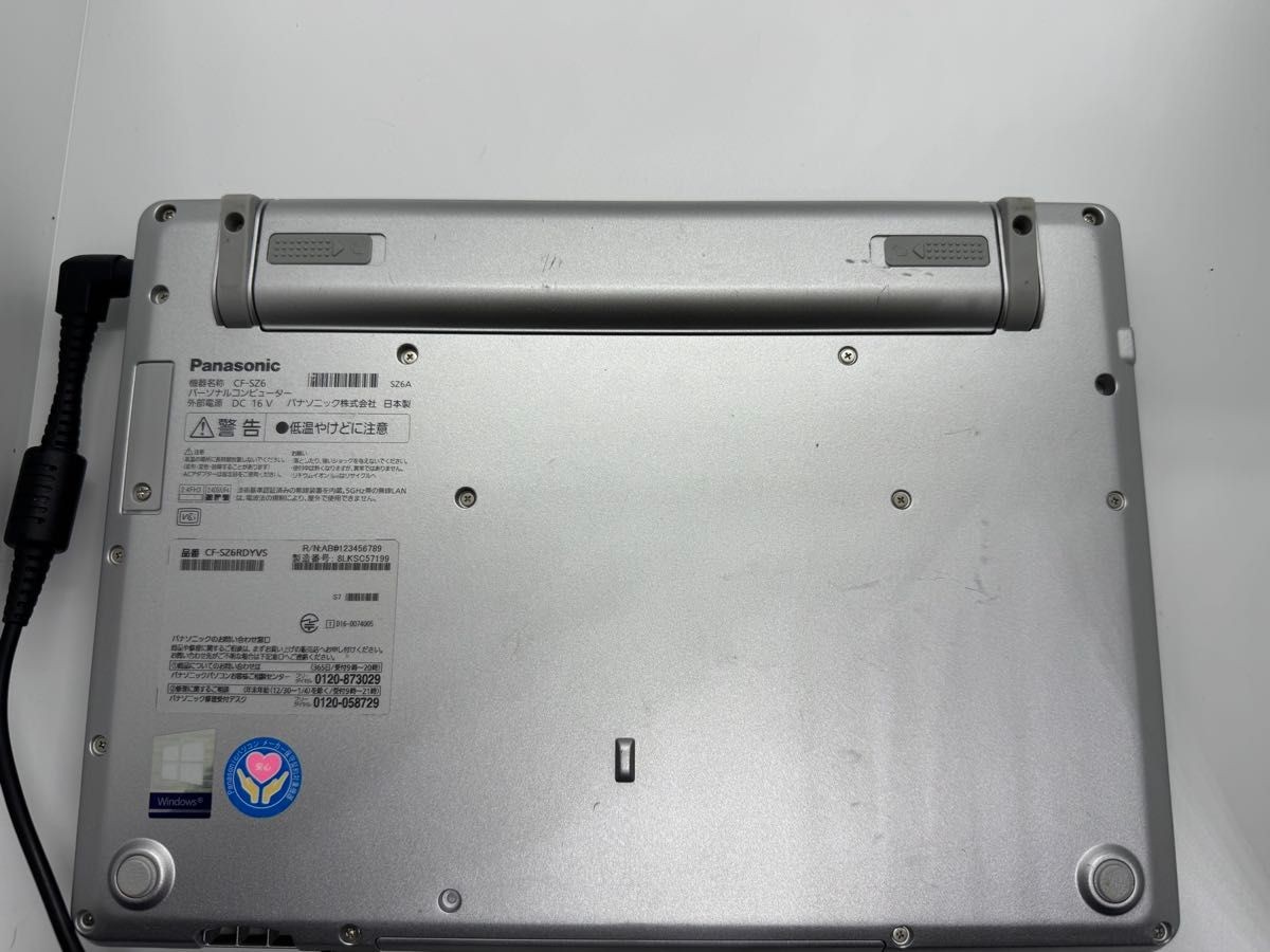 Panasonic Let’s Note CF-SZ6 Intel i5-7300U 8GB 256GB SSD 12″ Laptop Used Japan
