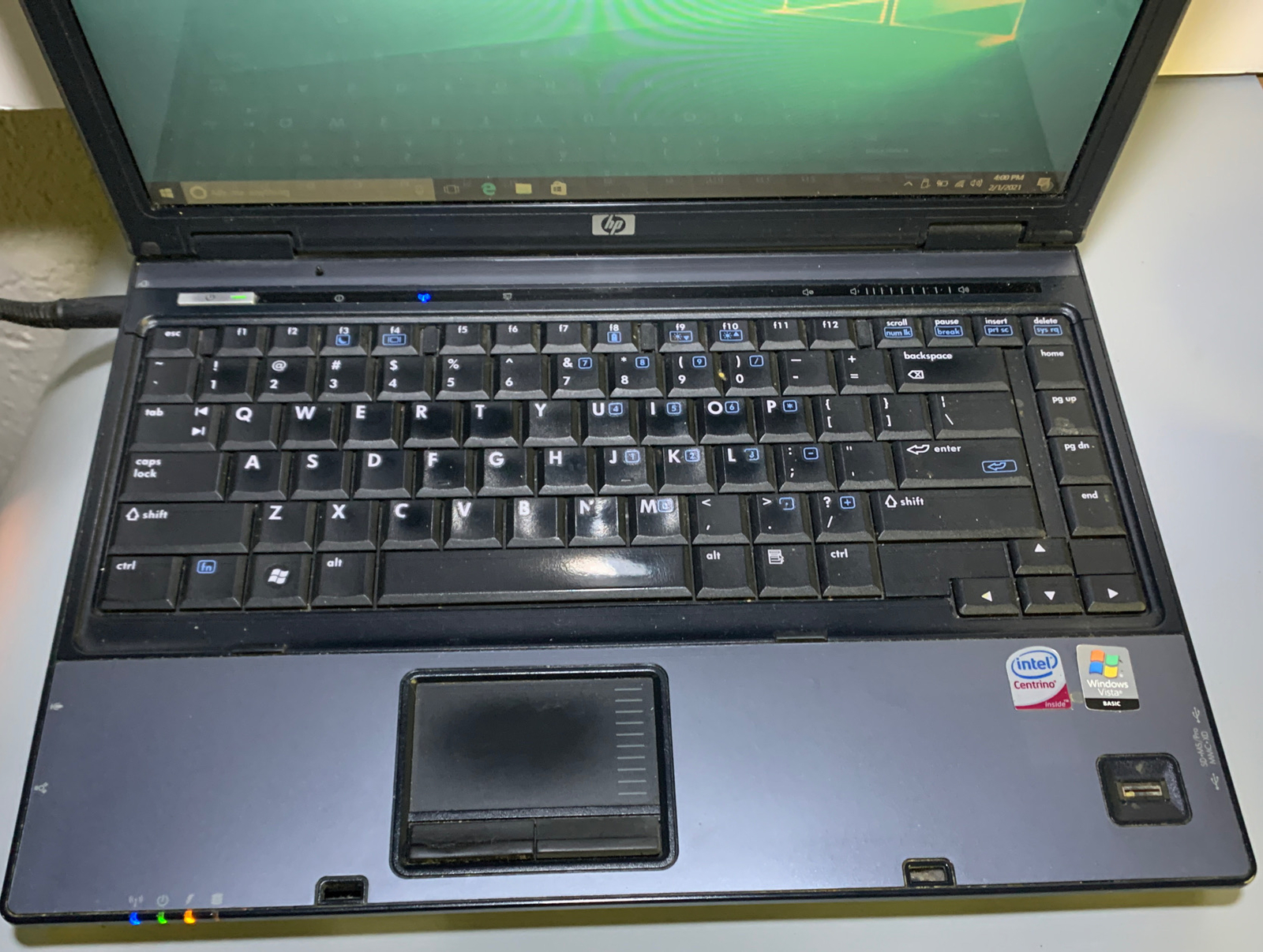 HP Compaq 6910p Windows 10 Pro 15” Laptop Intel Centrino 1.8Ghz 2GB 80GB