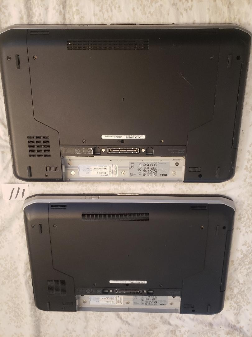Lot of ( 2 ) Dell 15.6″E5520 i7-2620M 2.70GHz 8GB, NO Adapter, HDD ,Battery
